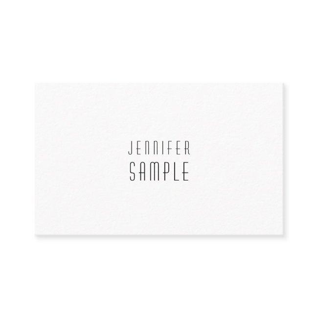 Modern Sophisticated Minimal Fine Plain Simple