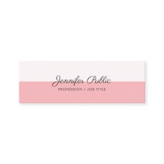Modern Sophisticated Pink Clean Plain Trending Mini