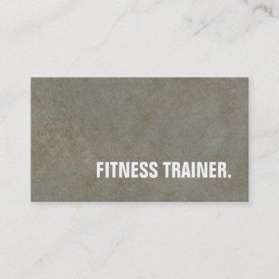 Modern Stone Wall Grey Fitness Trainer