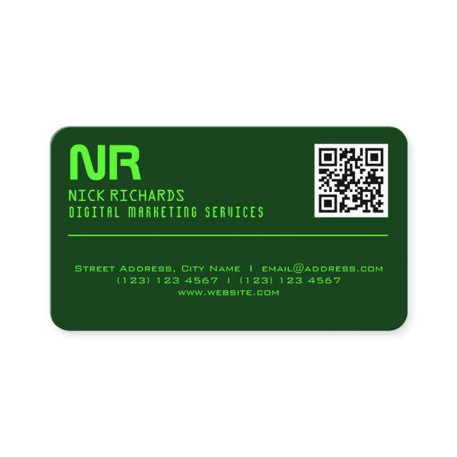 Modern style professional green contrast