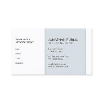 Modern Stylish Appointment Reminder Professional