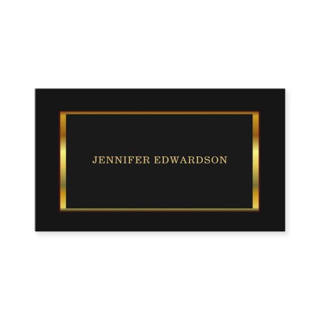 Modern stylish Gold frame black professional