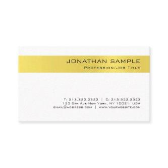 Modern Stylish Gold White Simple Design Trendy