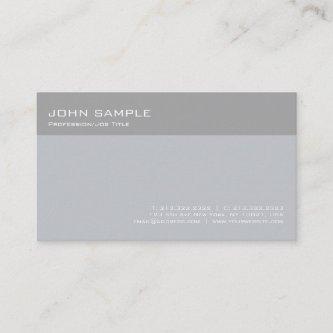 Modern Stylish Grey Professional Simple Plain
