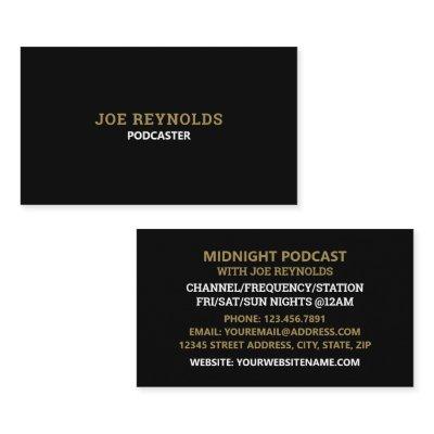 Modern & Stylish Podcaster, Podcast