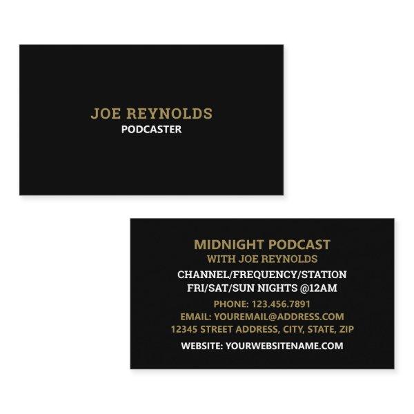 Modern & Stylish Podcaster, Podcast