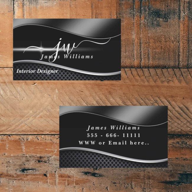 Modern Stylish Professional Black Gray Color