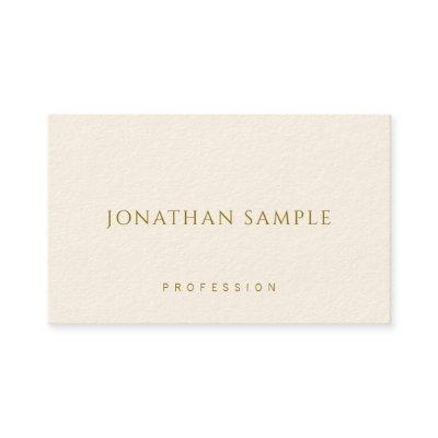 Modern Template  Elegant Gold Text