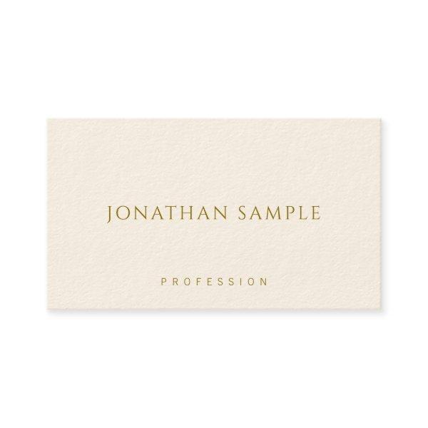 Modern Template Elegant Gold Look Text Top Busines