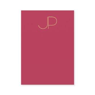 Modern Template Elegant Monogram Vertical