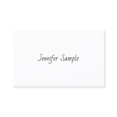 Modern Template Hand Script Professional Simple