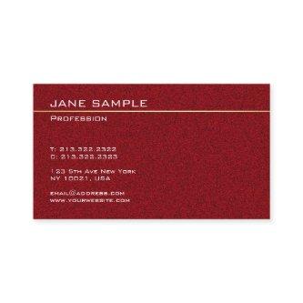 Modern Template Minimalist Elegant Dark Red Color