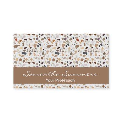 Modern Terrazzo Rock like Pattern Art deco