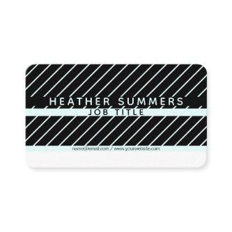 Modern Thin Striped Minimalistic