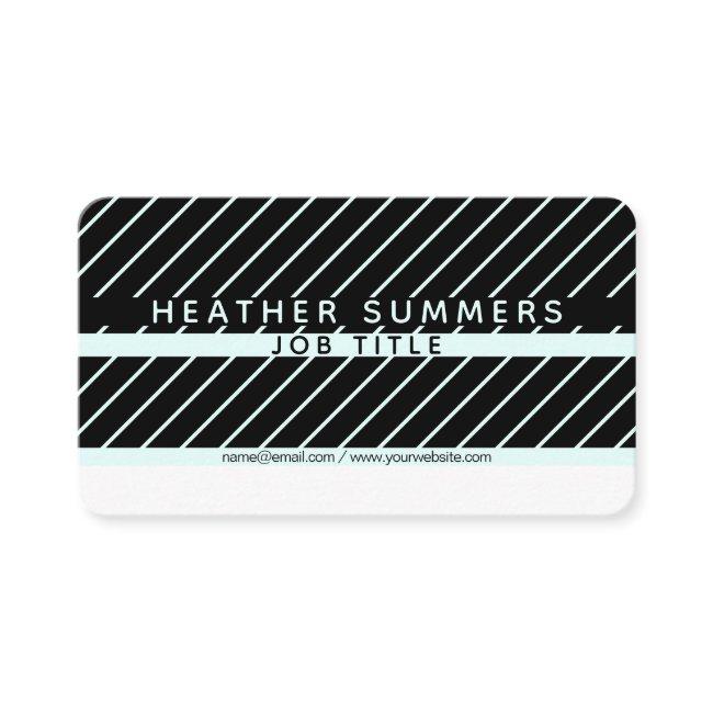 Modern Thin Striped Minimalistic