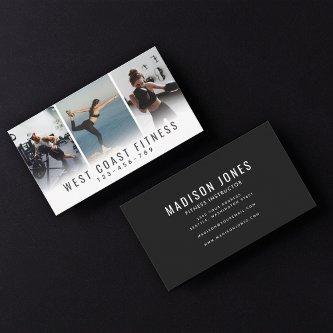 Modern Three Photo Personal Trainer Fitness