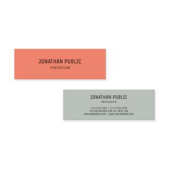 Modern Trend Colors Elegant Simple Template Mini