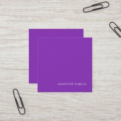 Modern Trending Elegant Violet Pearl Finish Luxury Square