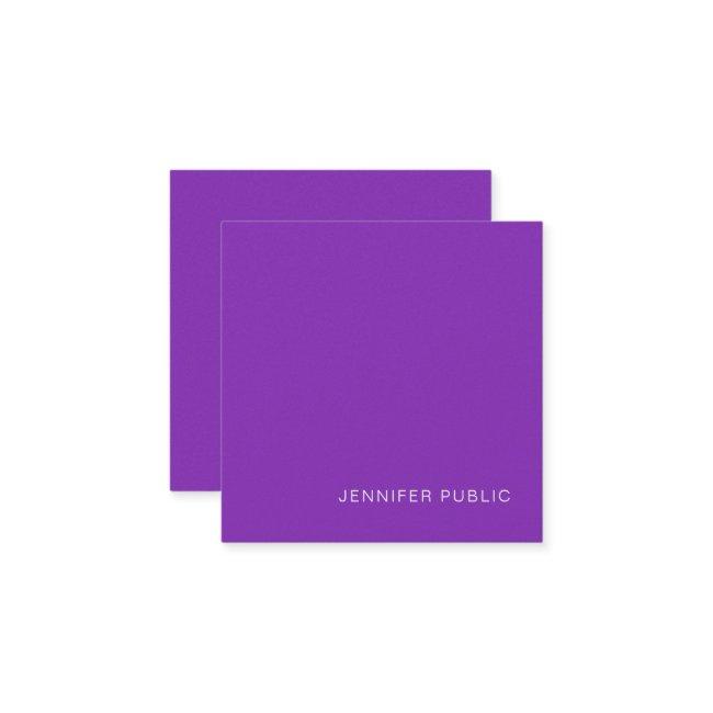 Modern Trending Elegant Violet Pearl Finish Luxury Square