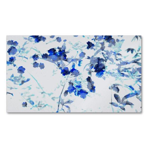 Modern, trendy art of floral / flower pattern  magnet