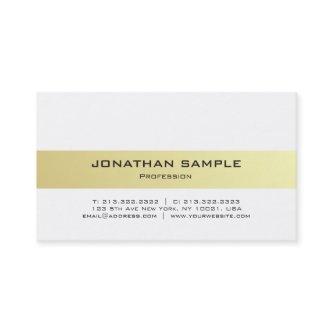 Modern Trendy Elegant Gold Sleek Design Luxury