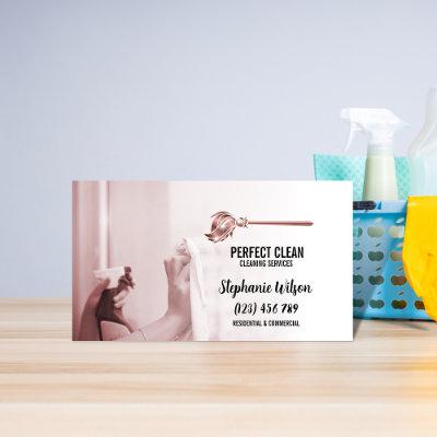 Modern Trendy House Cleaning Maid Janitorial Busin