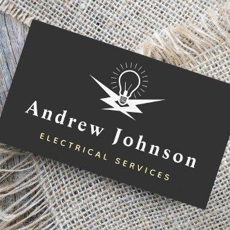 Modern Trendy Lightbulb Electrical Light Services