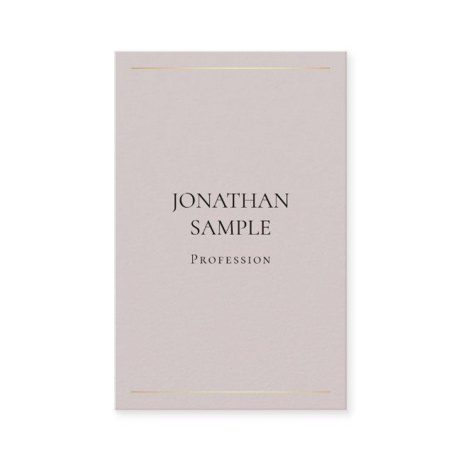Modern Trendy Minimalistic Design Elegant Plain
