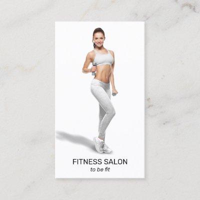 Modern Trendy Personal Trainer Fitness Photo