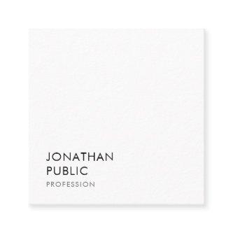 Modern Trendy Simple Template Elegant Professional Square