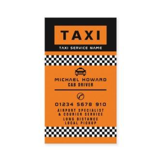 Modern & Trendy Taxi Cab Driver