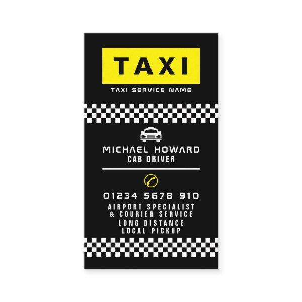Modern & Trendy Taxi Cab Driver