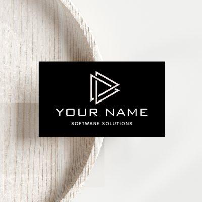 Modern Triangle Geometric Software Solutions Black
