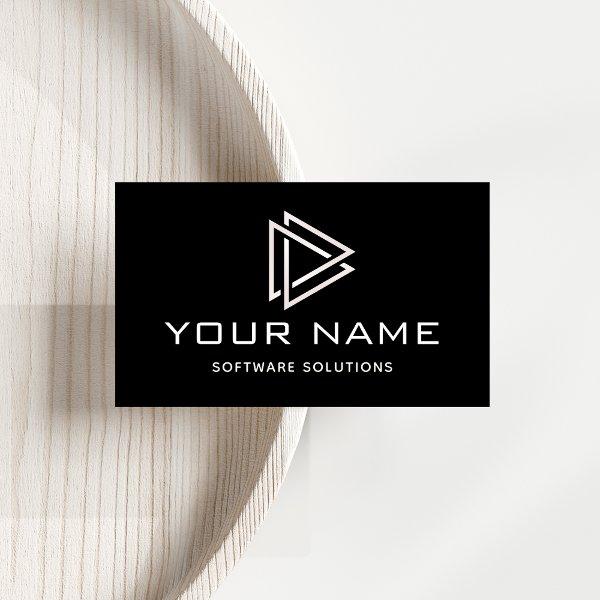 Modern Triangle Geometric Software Solutions Black