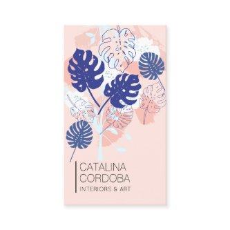 Modern Tropical Monstera Leaf Pattern Designer III