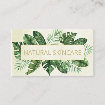 Modern Tropical On Beige Organic Spa Soap Skincare