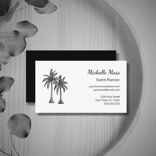 Modern Tropical Palm Trees Trendy Professional