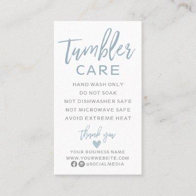 Modern Tumbler Care Instructions