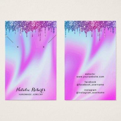 Modern Unicorn Drips Jewelry Earring Display