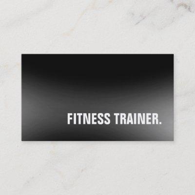 Modern Unique Black Grey Fitness Trainer