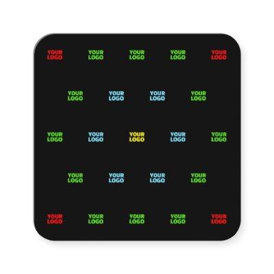Modern Uploaded Logo or Image Pattern Template  Square