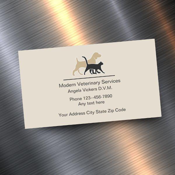 Modern Veterinarian Design  Magnet