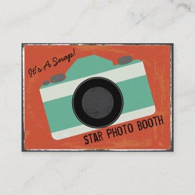 Modern Vintage Camera Photo Booth Photography