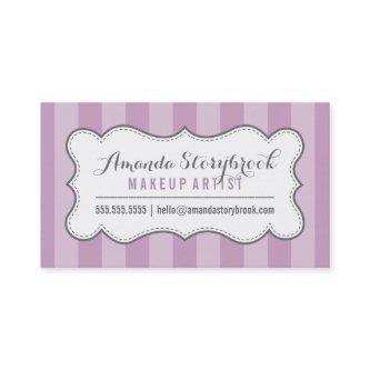 MODERN VINTAGE stripe pattern stylish purple gray