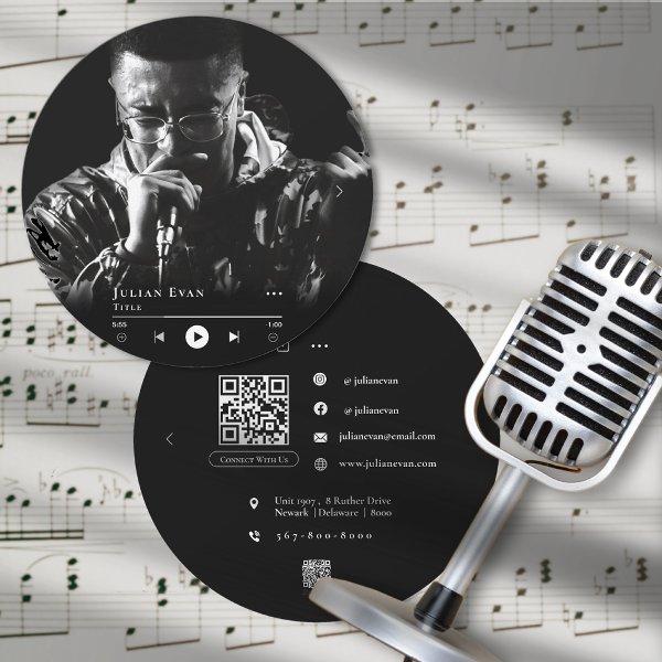 Modern Vinyl Record Musician Photo