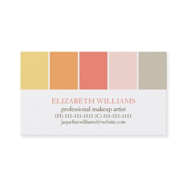 Modern Warm Hues Color Blocks
