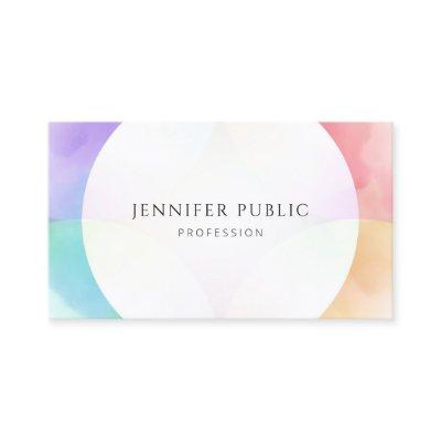 Modern Watercolor Minimalist Elegant Template