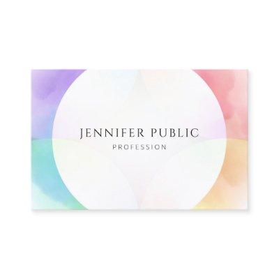 Modern Watercolor Minimalist Professional Elegant