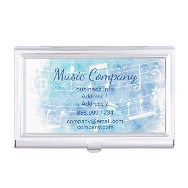 Modern Watercolor Music Notes    Case