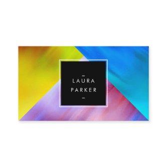 Modern Watercolor Polygon Geometric Contemporary